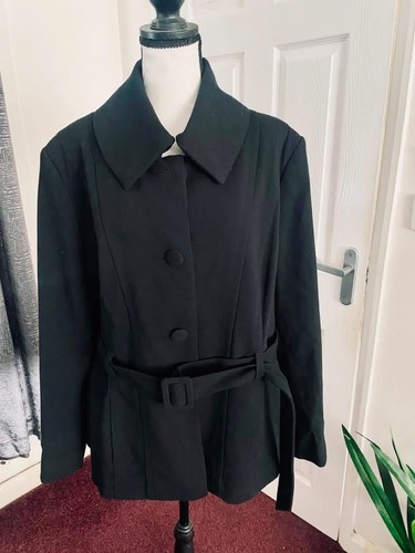 Ladies bonmarche black belted - ladies,