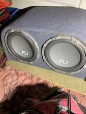 FLI TRAP ACTIVE 2400W SUBWOOFER BUILT IN AMP VGC CASH ON COLLECTION