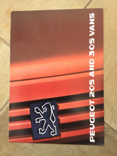 Peugeot 205 and 305 vans - 205,