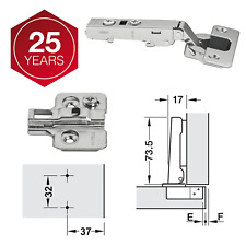 Soft Close Kitchen Door Hinges 50 x Hafele Concealed Cup Hinge 110° Full Overlay