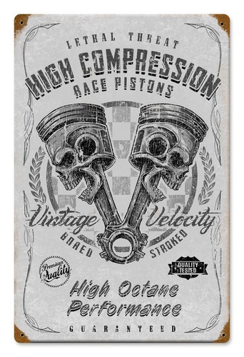 High compression pistons skull - high,