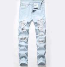 Men's Light Blue Denim Jeans