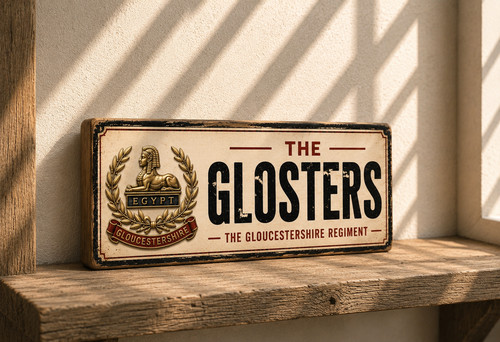 The glosters regiment wooden - the,
