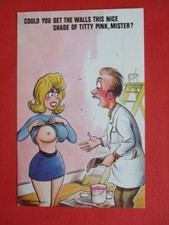 SAUCY Bamforth Comic LADY GETS