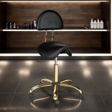 Adjustable saddle swivel salon - adjustable,