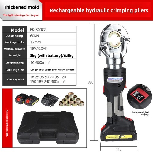 Electric crimper rechargeable - electric,