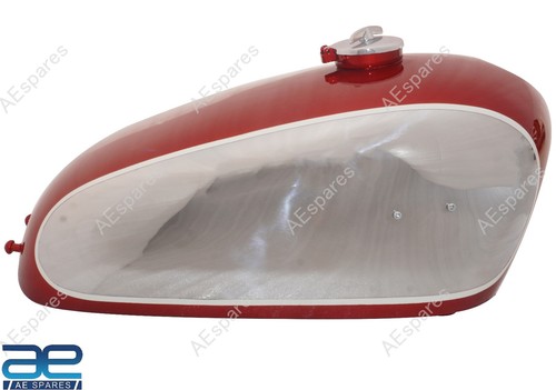 Fuel tank steel red chrome - steel, &