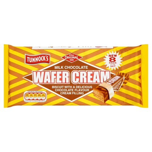 Tunnock milk chocolate wafer - tunnock's,
