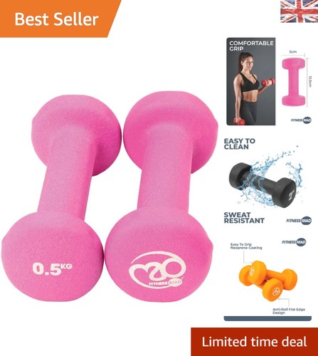 Hexagonal neoprene dumbbells - neoprene,