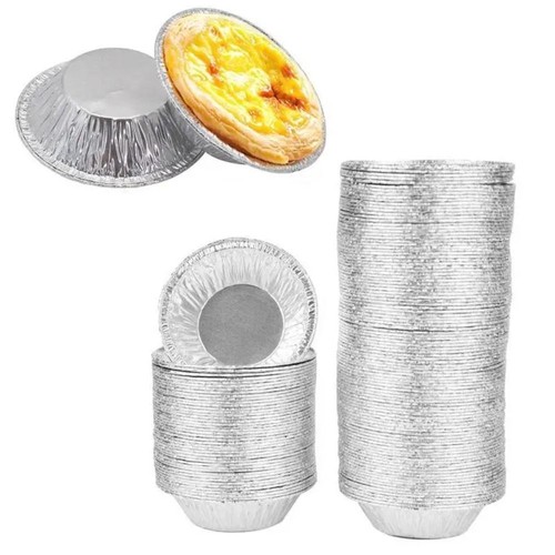 100pcs aluminum foil tart pan - aluminum,