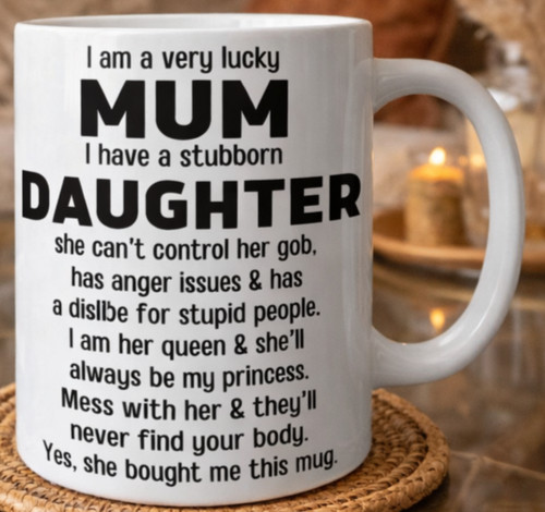 Mum mug from daughter - mum,