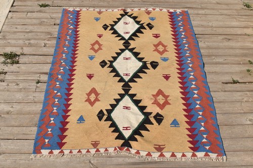 Turkish kilim x56 hand - kilim,