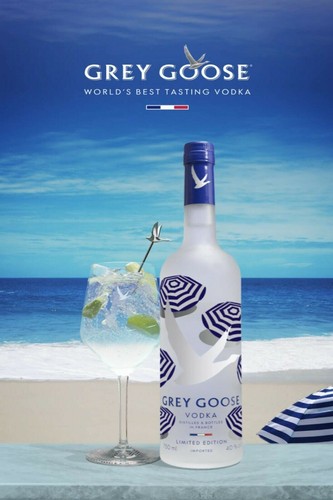 Grey goose vodka beach - grey,
