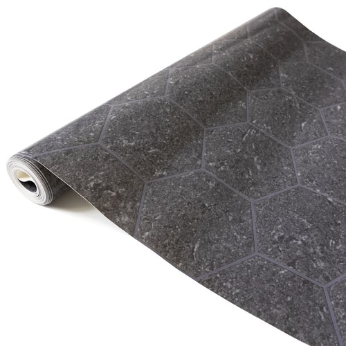 Fix dark hexagon - hexagon, 67.5cm