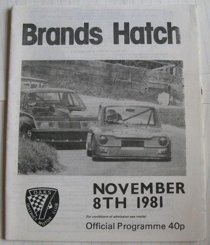 Brands hatch nov 1981 - 8,