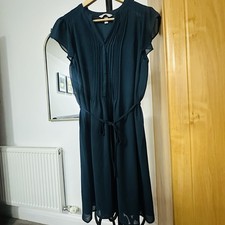 H&M Pleated Dress - Teal
