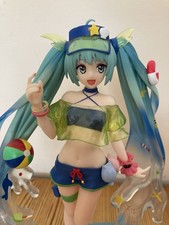 Hatsune Miku Splash Parade Figure Missing Parts No Box In Great Condition