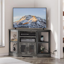 Farmhouse Corner TV Stand with