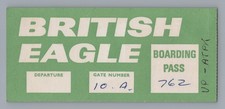 British Eagle Boarding Pass