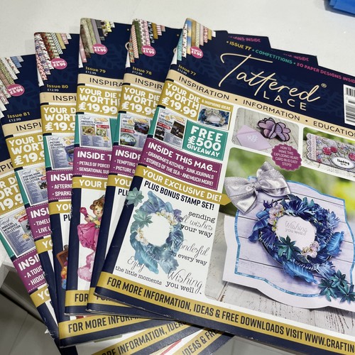 Tattered lace magazine bundle - tattered,