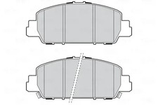 Brake pads Front Axle 302315