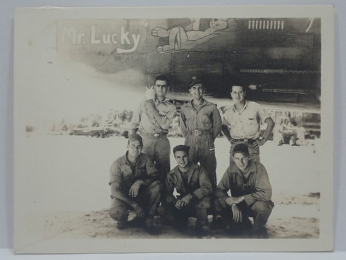 Vintage wwii lucky - crew, &