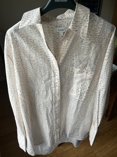 Cos printed fluid - beige, rose