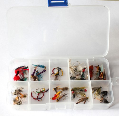Tackle fly box mixed trout - tackle,
