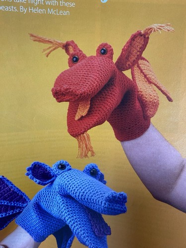 Mother dragons puppet - mother,