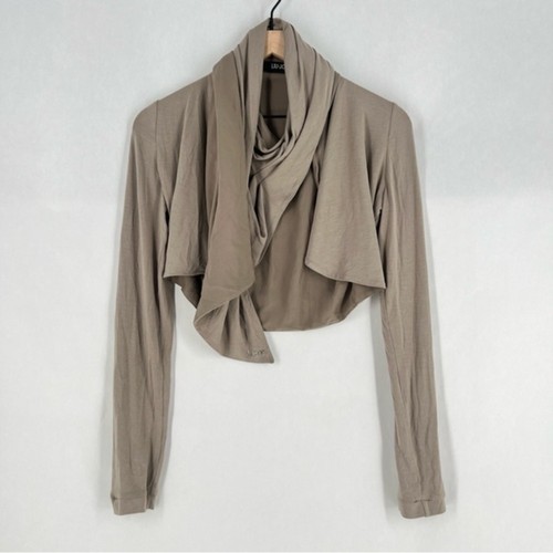 Liu taupe drape chiffon - taupe,