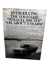 1971 Volvo 142E Print Ad