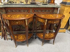 Pair Louis XV Demi Lune