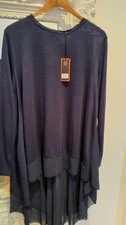 Womend QED LONDON Women's Navy Dress  Size M