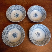 VINTAGE SET OF ROYAL VICTORIA, 'ROSE BOUQUET' , SET OF FOUR CEREAL BOWLS