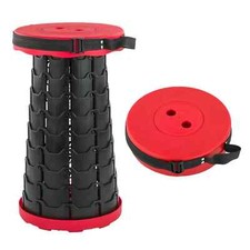 TELESCOPIC STOOL TRAVEL CHAIR COLLAPSIBLE FOLDING CAMPING PICNIC HIKING SEAT