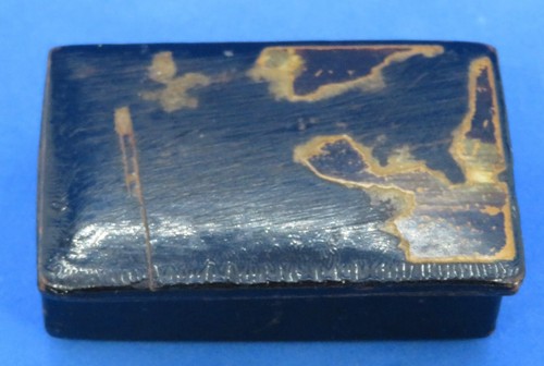 Black treen wood vintage