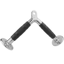 Tricep V Bar Pull Down Multi Gym Machine Cable Attachment Close Grip Handle Push