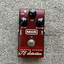 MXR. Custom Badass '78 Distortion. Effect Pedal.