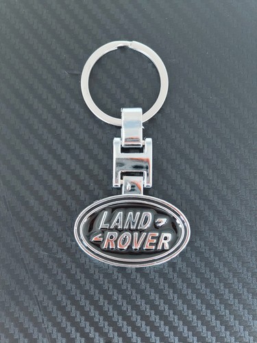 Land rover chrome keyrings - rover,