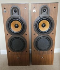 Pair of B&W DM2000 Stereo Speakers Hi-Fi Vintage Bowers Wilkins Audiophile