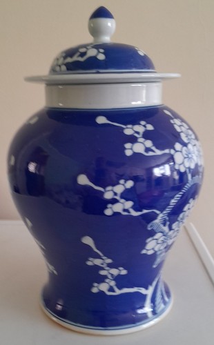 Vintage chinese prunus blue - vintage,