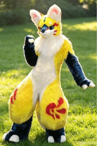 Long fur husky - fur, mascot
