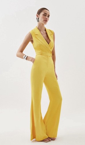 Karen millen yellow - karen, flared