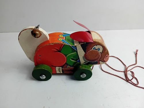 Vintage mid century pull - vintage, along
