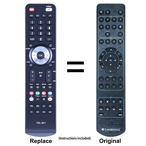 New replacement remote control - new,