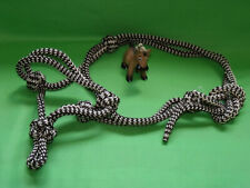 Pony Knotted Halter Brown and Cream Soft Nylon Natural Horsemanship Parelli