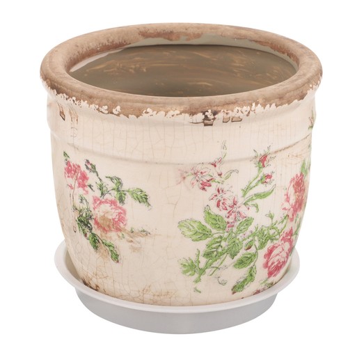 Succulent ceramic flowerpot - succulent,