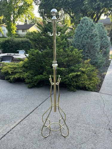 Vintage midcentury gold brass - midcentury,