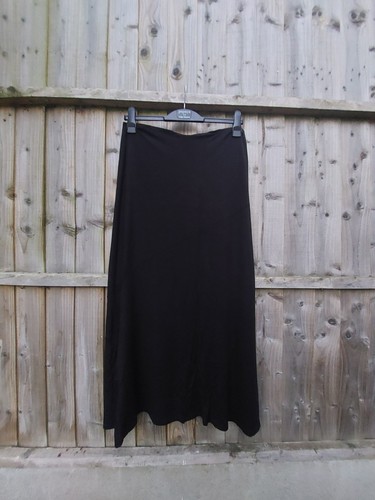Jigsaw black maxi skirt - black,