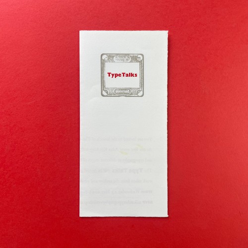 Type talks alan fletcher - type, talks: